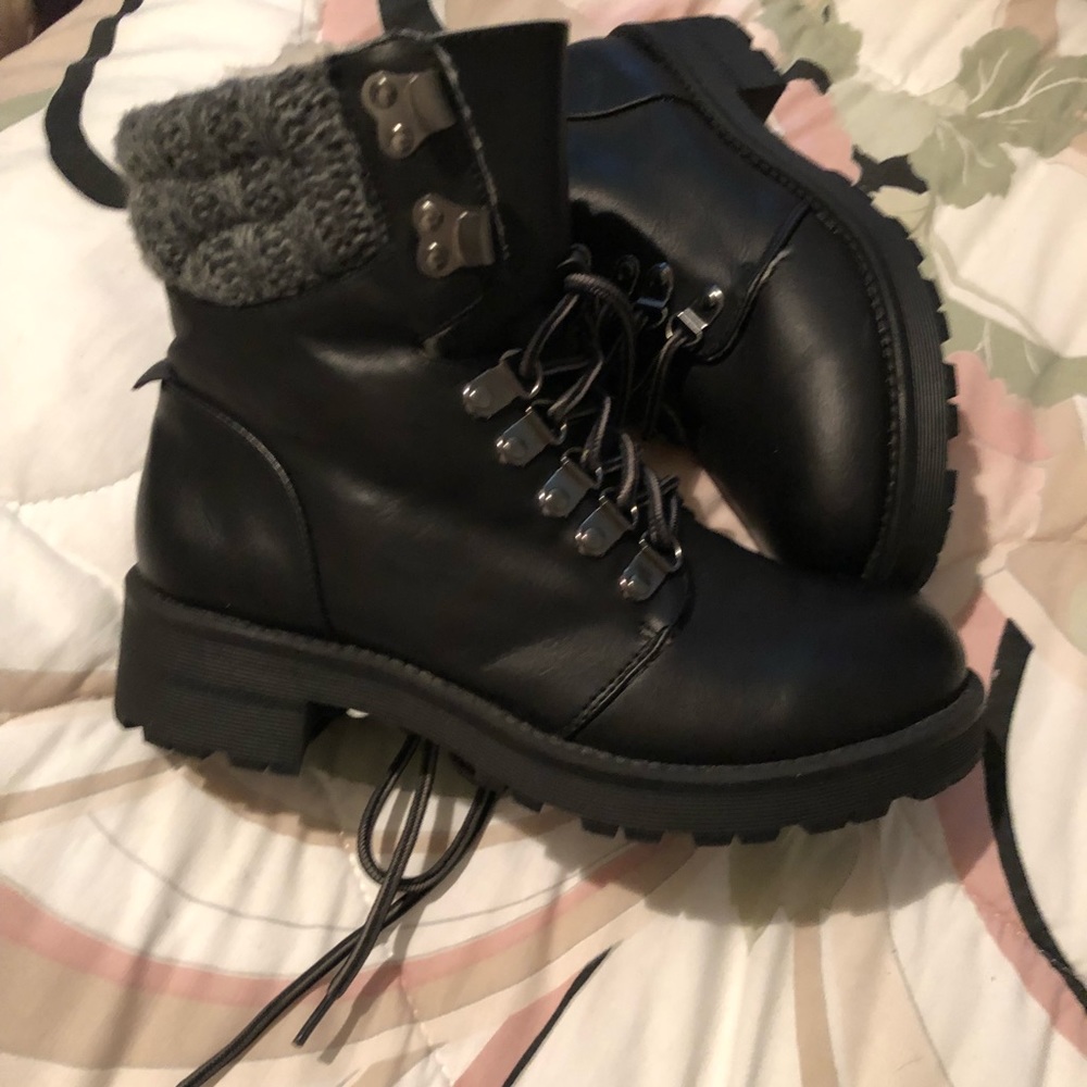 Black boots